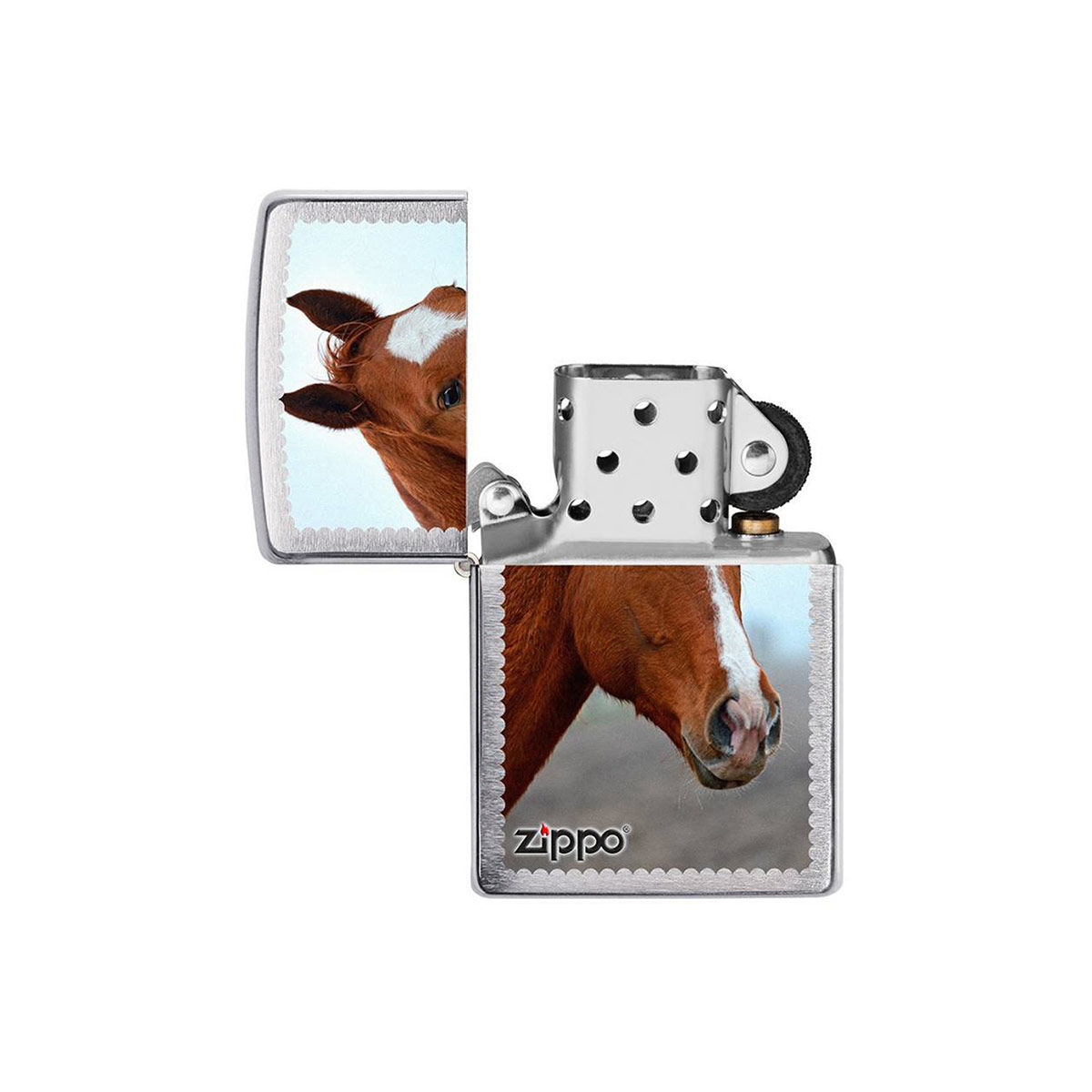 Zippo Horse Design Windproof Pocket Lighter Buy Zippo Horse Design