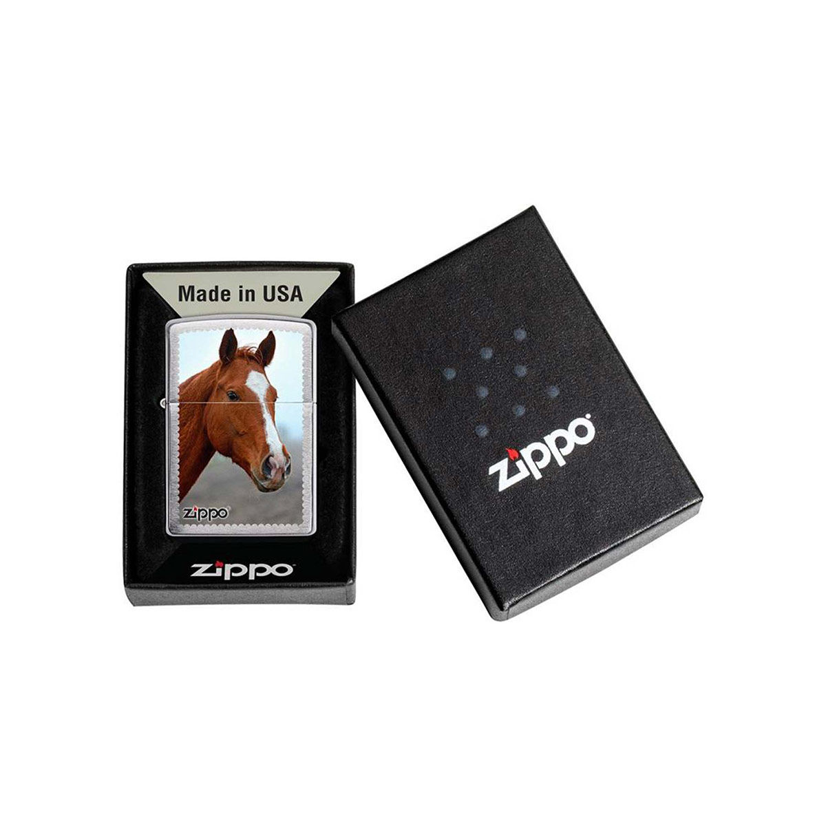 Zippo Horse Design Windproof Pocket Lighter Buy Zippo Horse Design