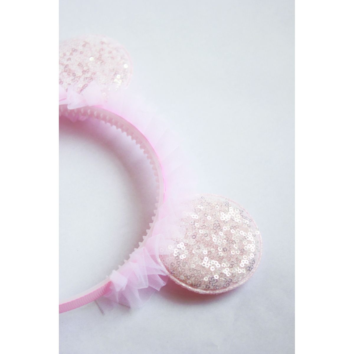 Choko Lace Hairband with Shiny Glitter Ears Pink Buy Choko Lace Hairband with Shiny Glitter