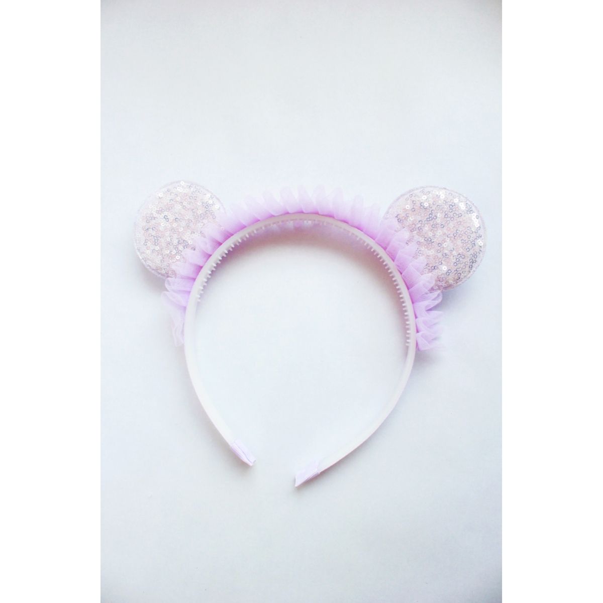 Choko Purple Lace Hairband with Shiny Glitter Ears Purple Buy Choko Purple Lace Hairband with