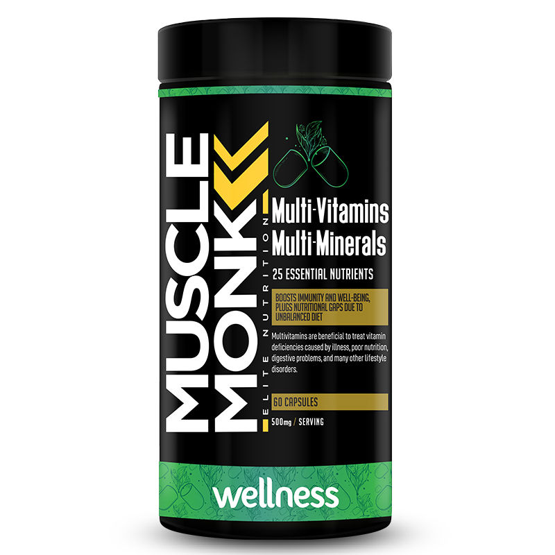 Muscle Monk Multi-Vitamin & Multimineral Blend With Added Antioxidant Capsules
