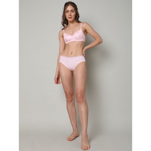 Buy Vero Moda Intimates Padded Non-Wired T-Shirt Bra - Pink Online