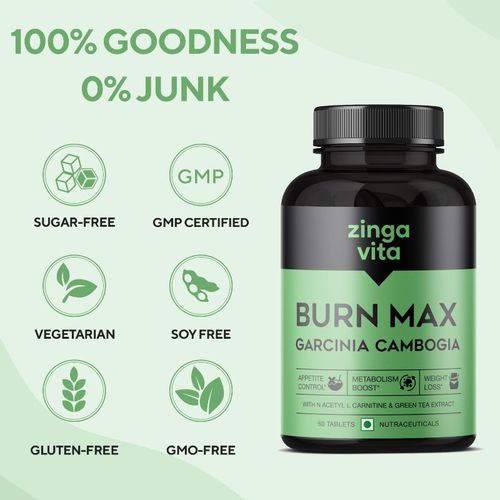 Zingavita Garcinia Cambogia Fat Burner Tablets: Buy Zingavita ...