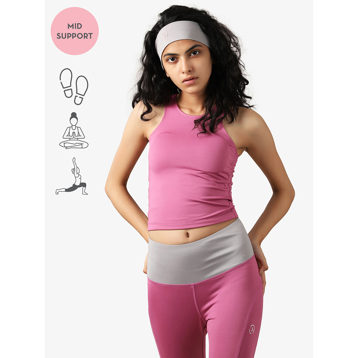 Kica Built In Cups Sports Bra With Sweat Wicking Fabric Buy Kica Built