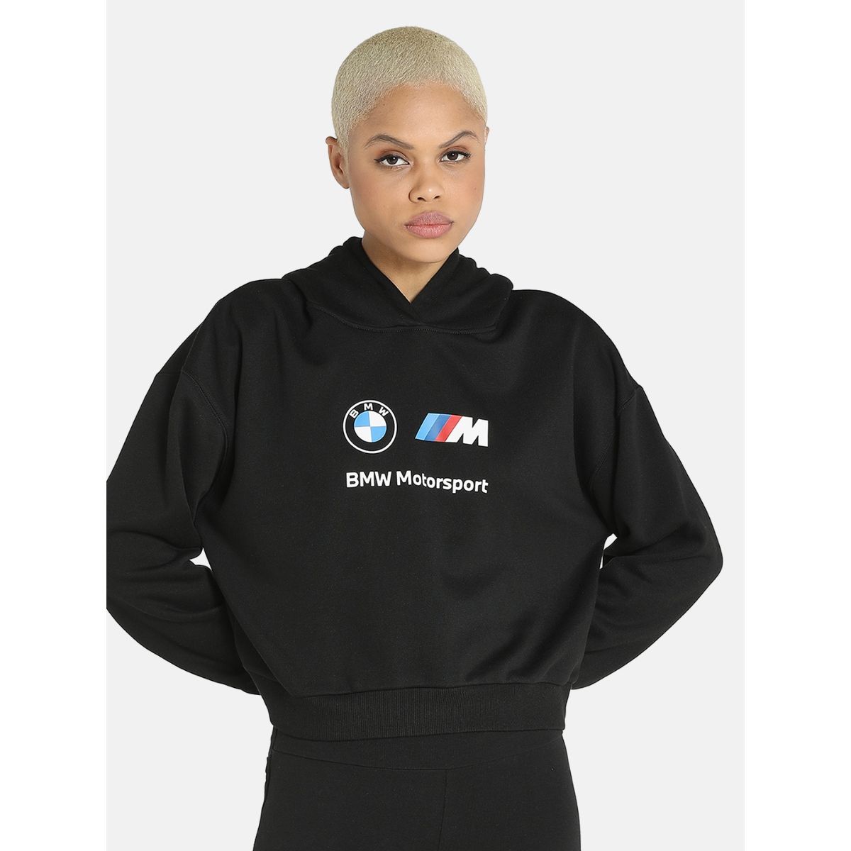 Sweatshirt Puma BMW M Motorsport Essentials Hoodie Damen, Schwarz