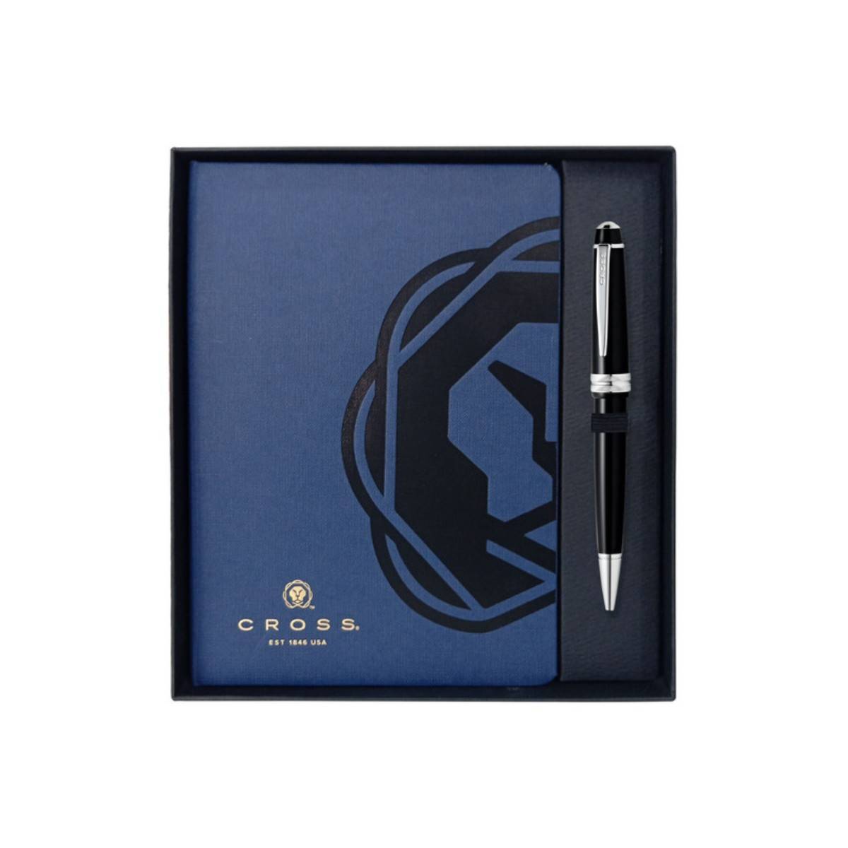 Cross Bailey Blue Pen With Executive Note Book (Set of 2)