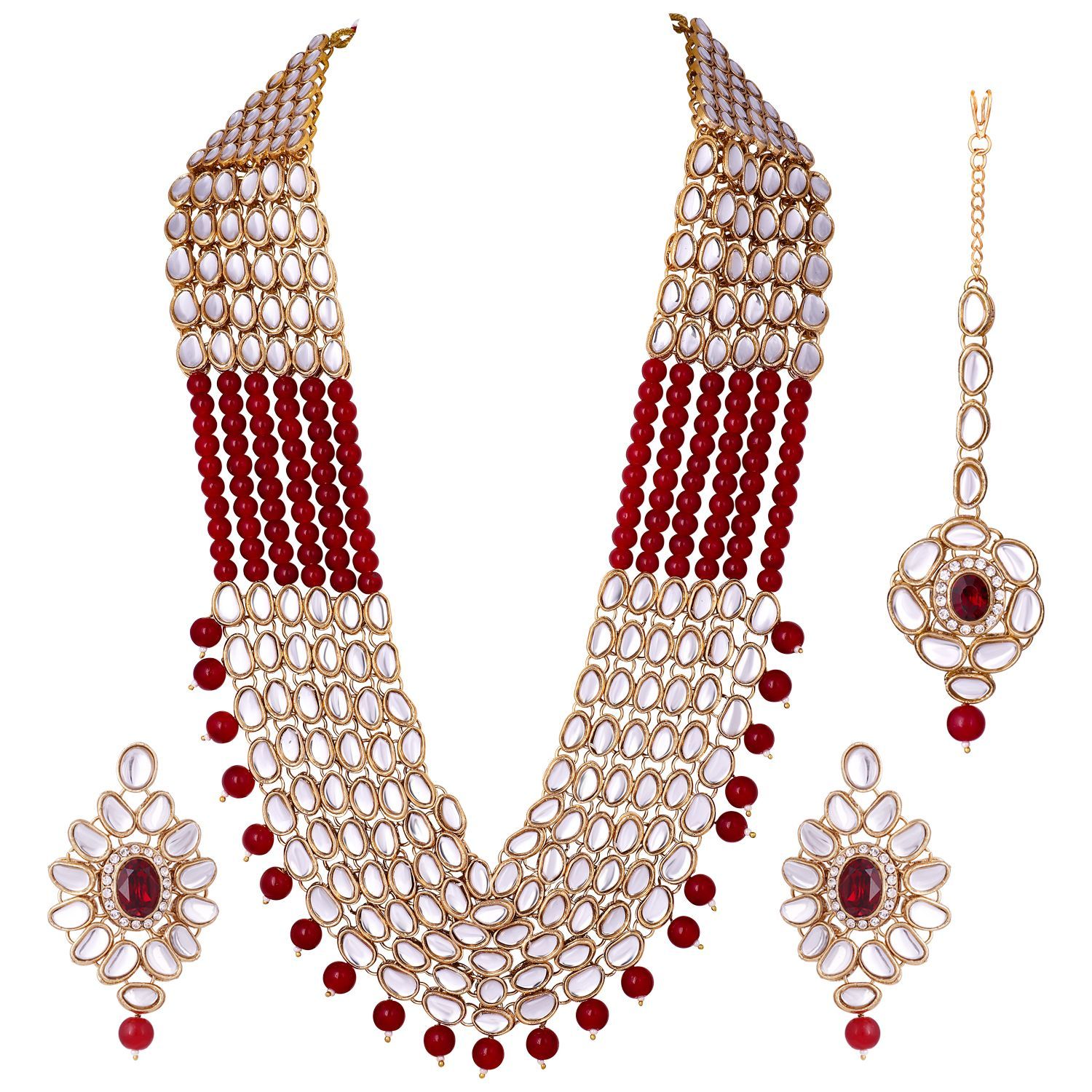 pearl kundan rani haar