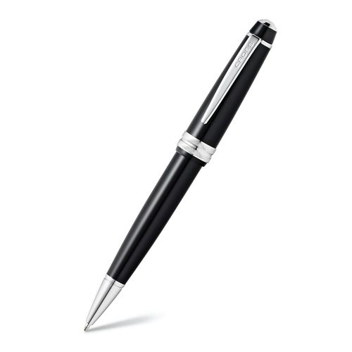 Buy Bailey Light Glossy Black Resin Ballpoint Pen Online
