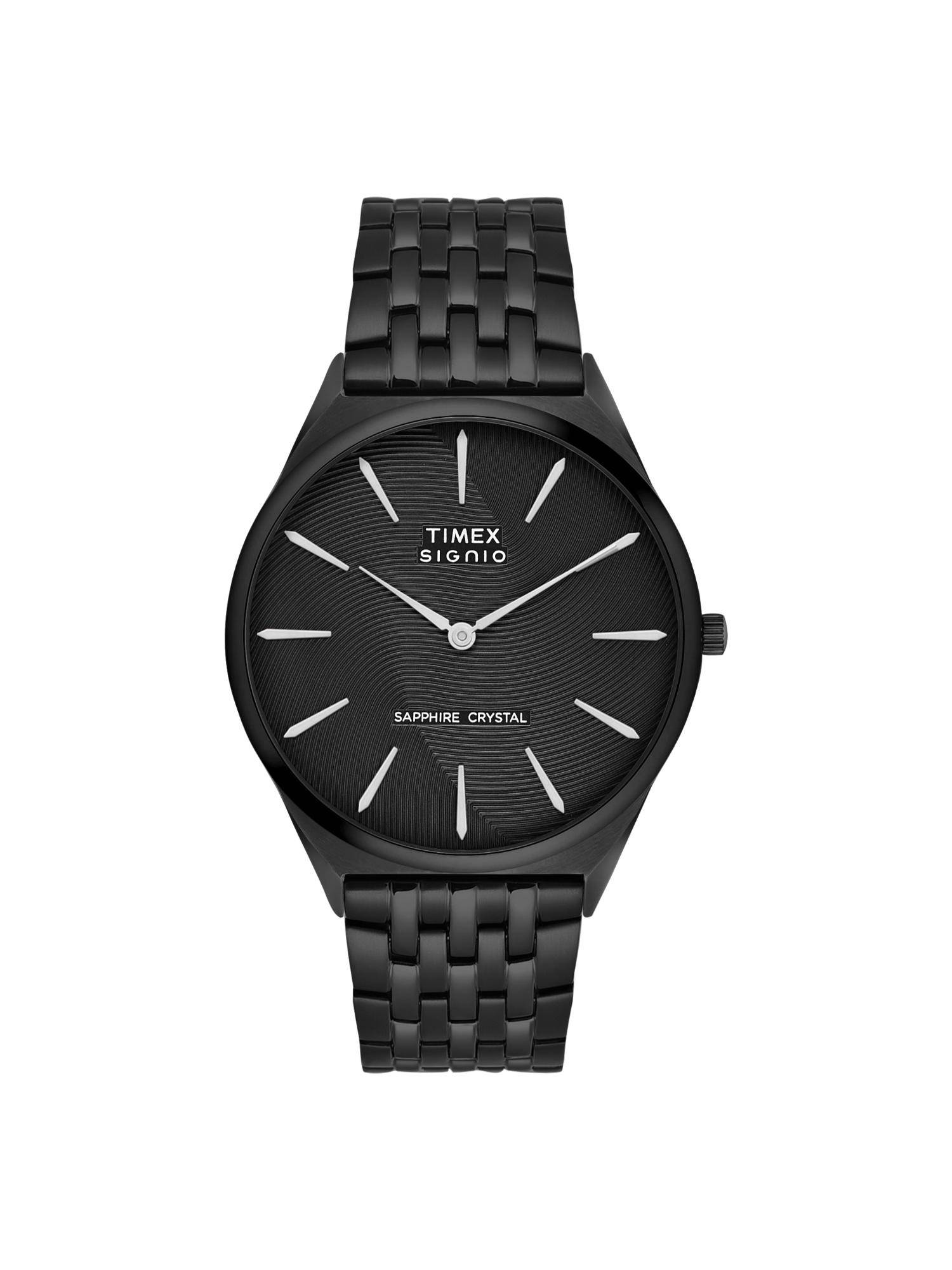 Timex Signio Round Black Dial Analog Men Watch - TWEG34201 (M)