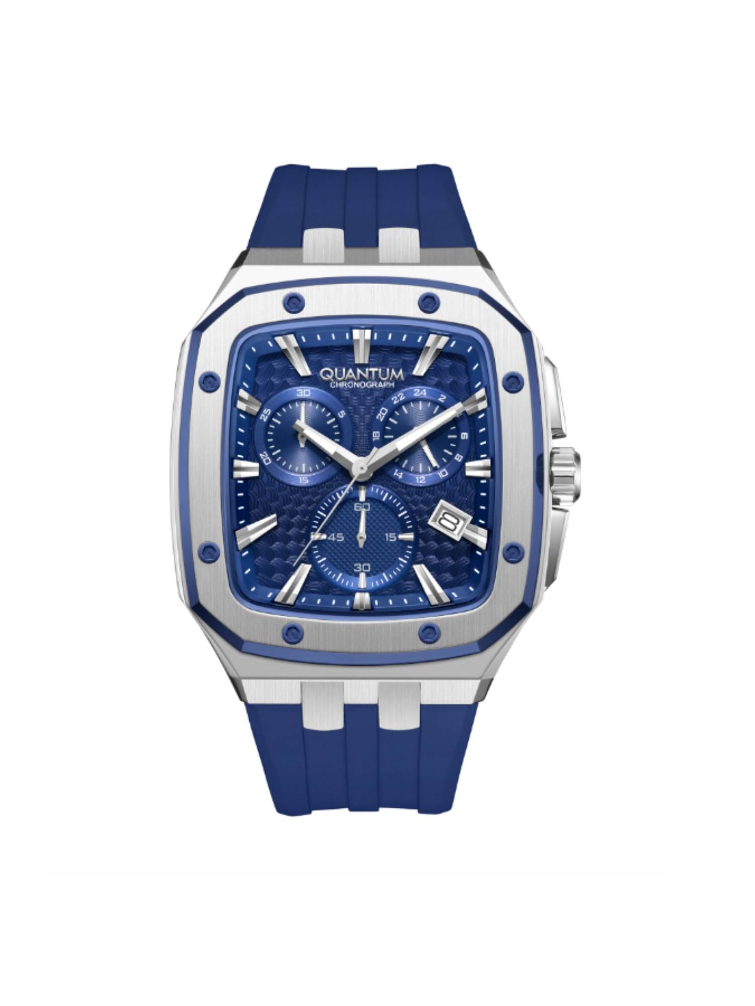 Quantum Men Chronograph Navy Blue Dial Watch - HNG1033.389 (M)