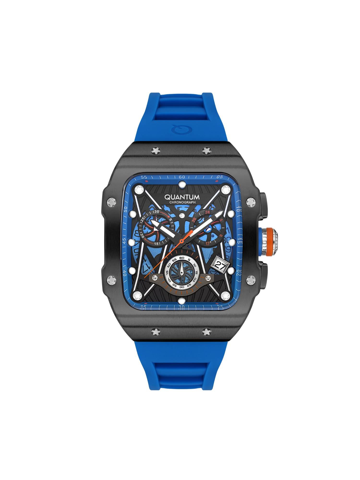 Quantum Men Chronograph Black Dial Watch - HNG1080.659 (M)