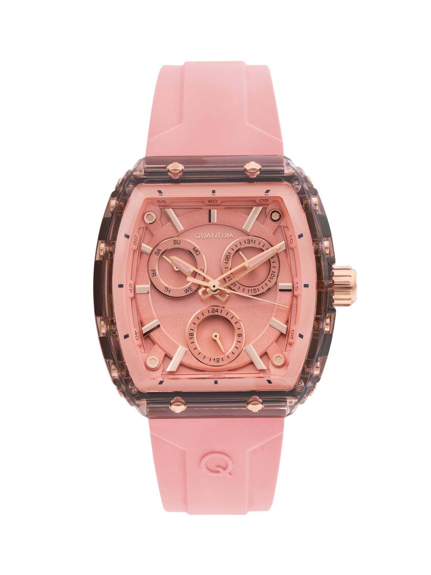 Quantum Women Multi Function Pink Dial Watch - IML1110.087 (M)