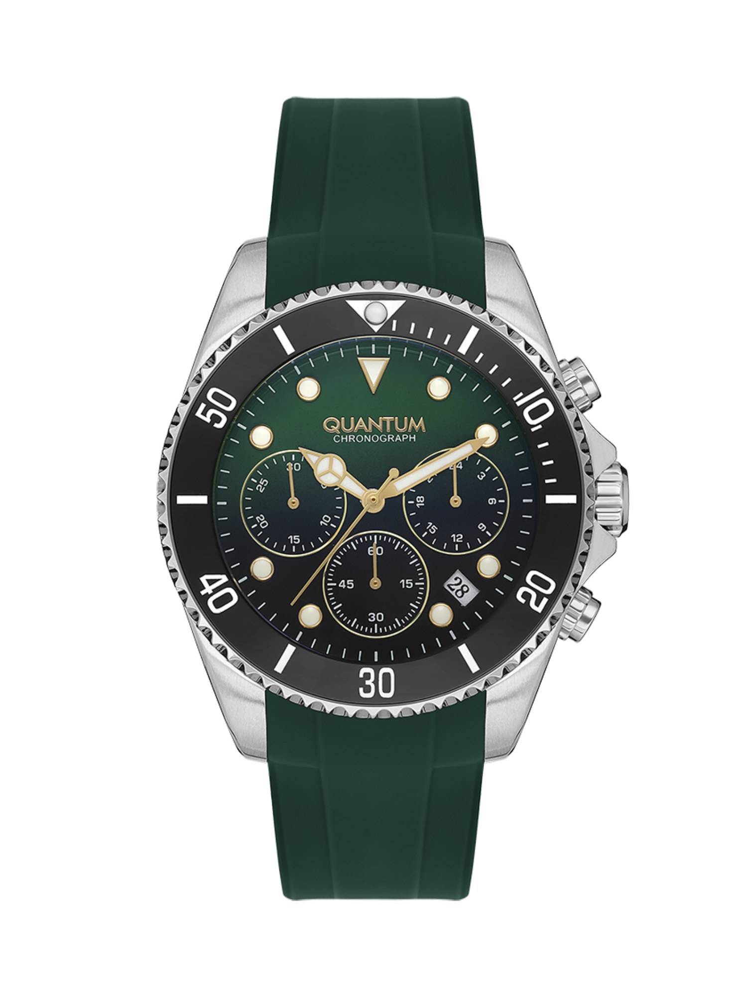 Quantum Men Chronograph Green Dial Watch - PWG1099.277 (M)
