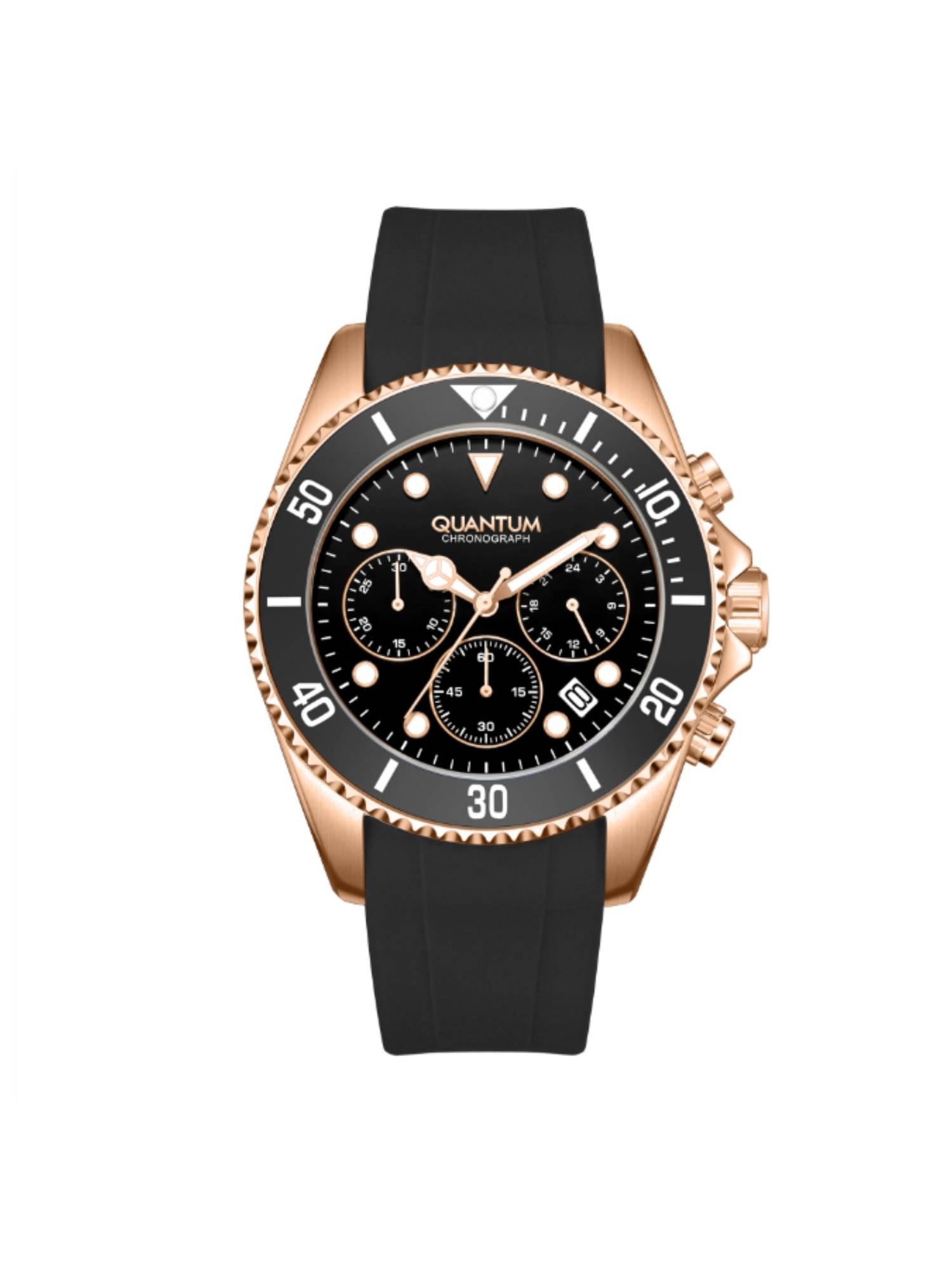 Quantum Men Chronograph Black Dial Watch - PWG1099.451 (M)