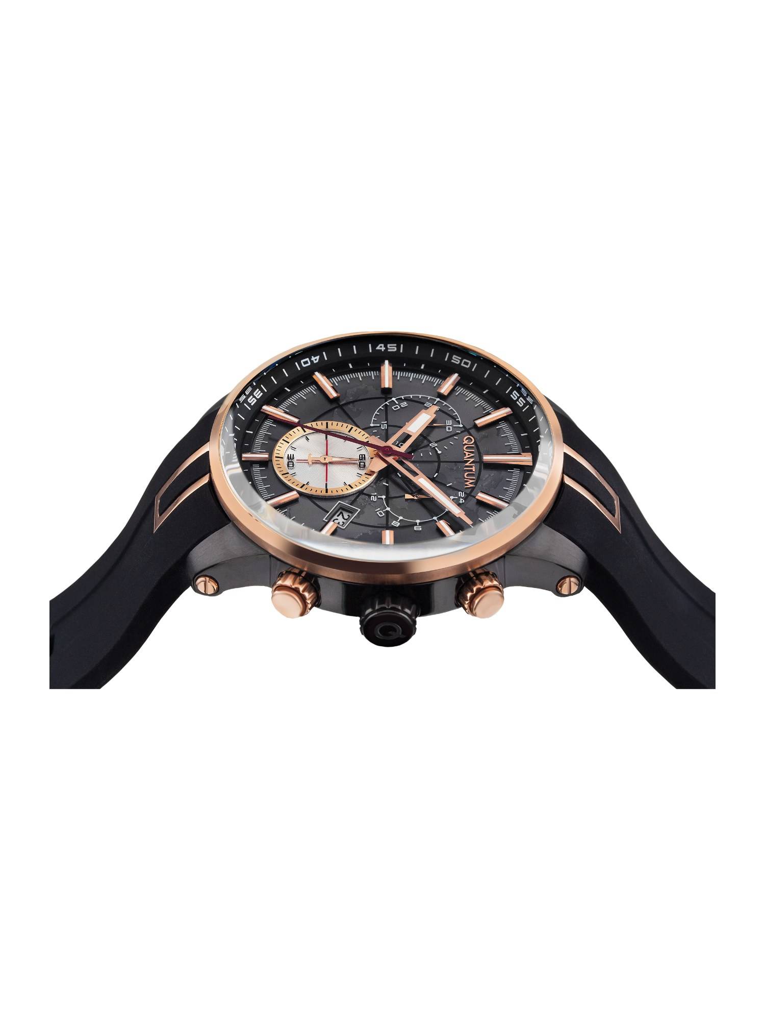 Buy Quantum Men Multi Function Black Dial Watch - PWG560.661 (M Buy Quantum Men Multi Function Black Dial Watch - PWG560.661 (M