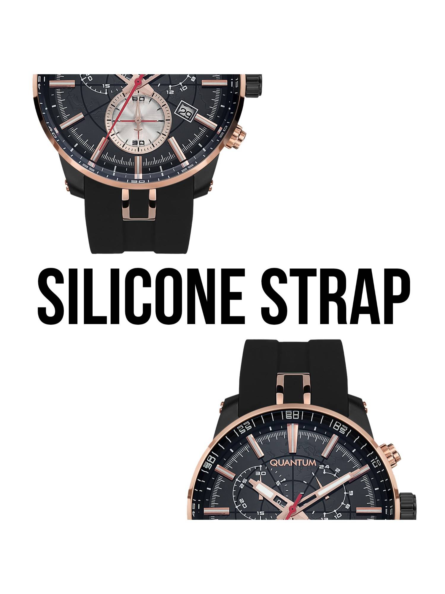 Buy Quantum Men Multi Function Black Dial Watch - PWG560.661 (M Buy Quantum Men Multi Function Black Dial Watch - PWG560.661 (M