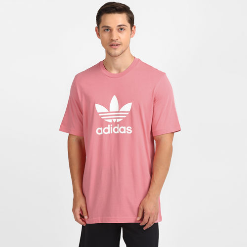 adidas Originals Trefoil T-shirt Casual T-shirts - Pink: Buy adidas Originals Trefoil T-shirt Casual - Pink Online at Best Price in India | Nykaa