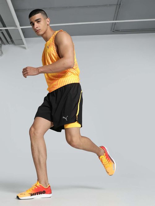 Buy Puma Run Favorite Aop Single Mens Orange Tank Top Online