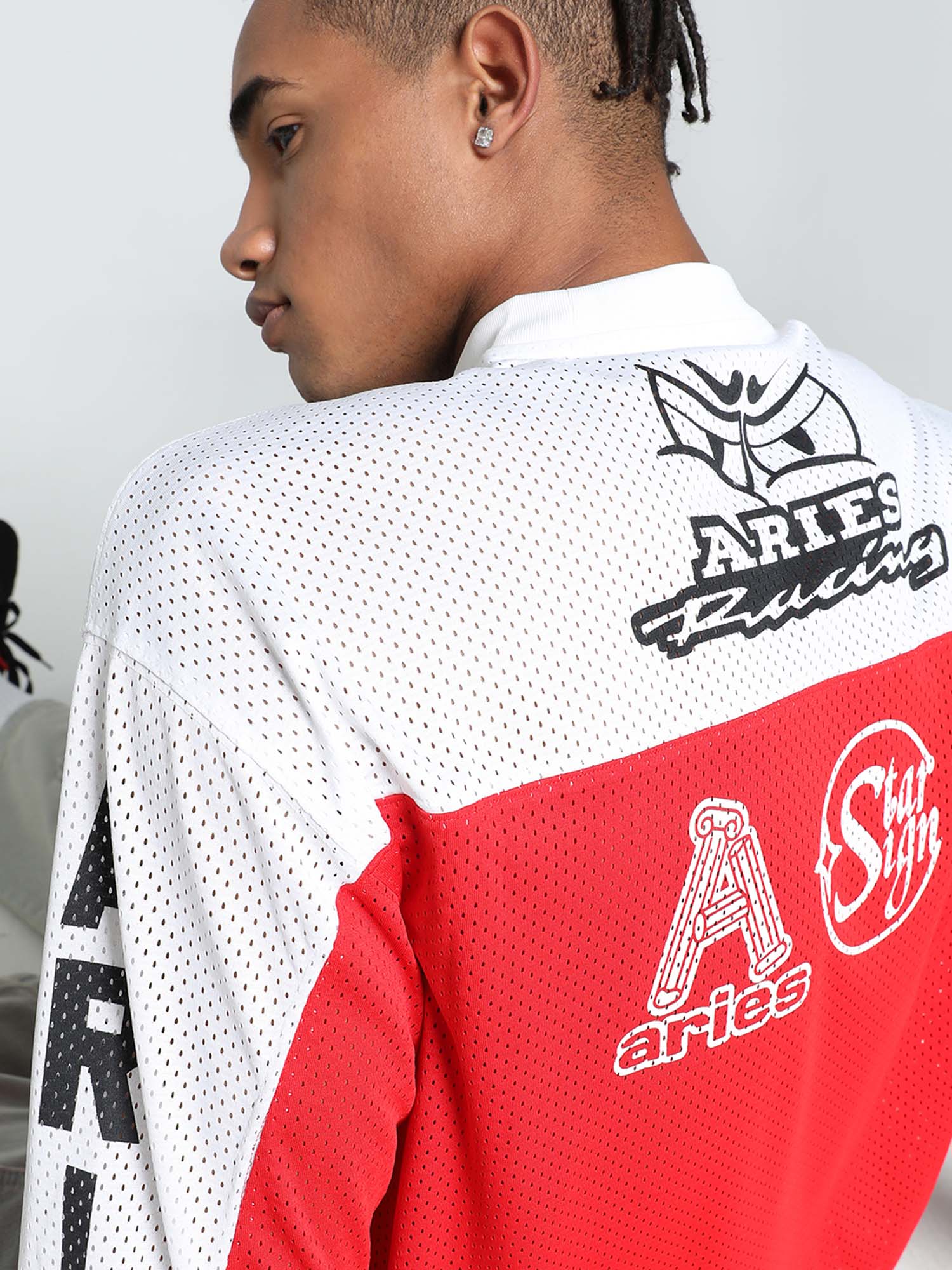 Buy Puma X Aries Mesh Long Sleeve Unisex Red T Shirt Online