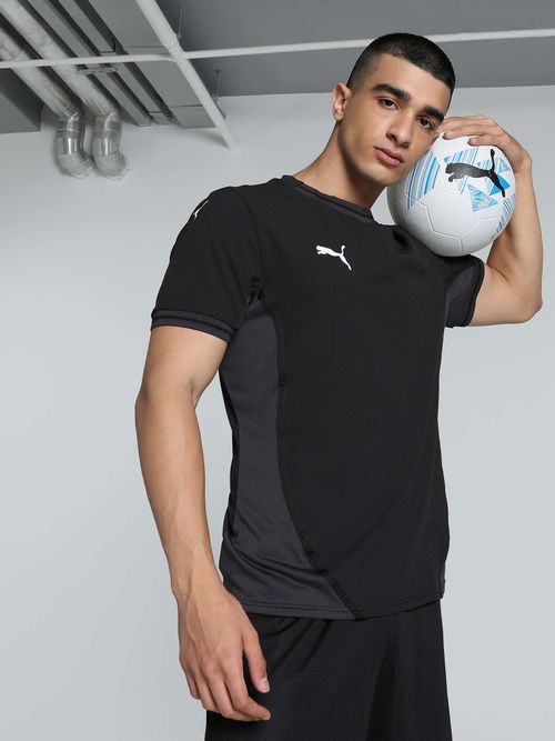 Buy Puma Team Final Jersey Mens Black T-Shirt Online