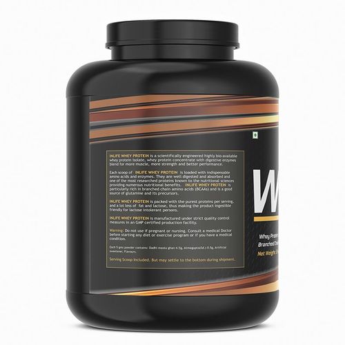 Inlife Whey Protein Powder With Isolate Concentrate For Gym Body Workout  Supplement (Vanilla 2 Kgs)