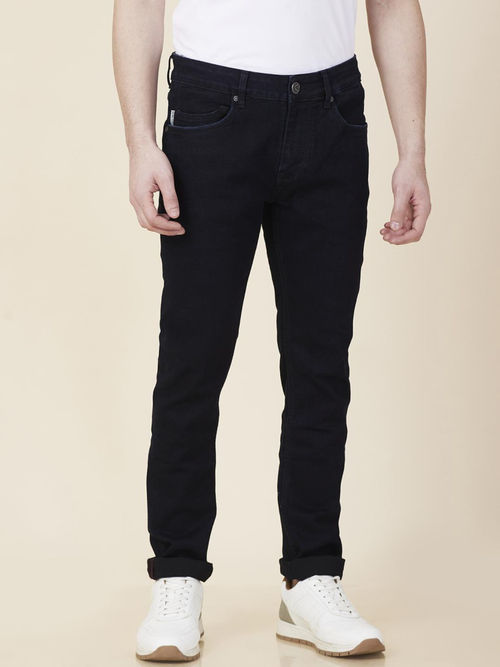 Buy Being Human Men Black Casual Blended Slim Jeans Online