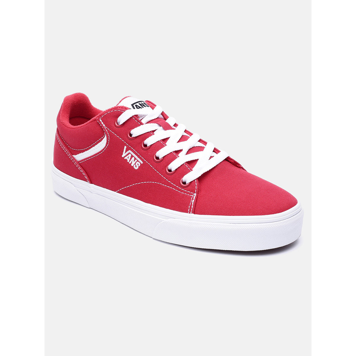 Vans red hotsell casual shoes