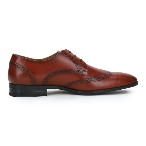 Louis Philippe Lace Ups : Buy Louis Philippe Solid Brown Formal Shoes  Online