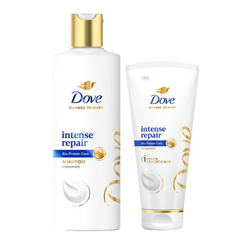 Dove Intense Repair Combo (Buy 1Ltr Shampoo and Get 190ml Conditioner Free)