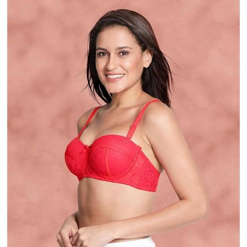 DKNY Womens Superior Scalloped Lace Balconette Bra, Line Cups : :  Clothing, Shoes & Accessories