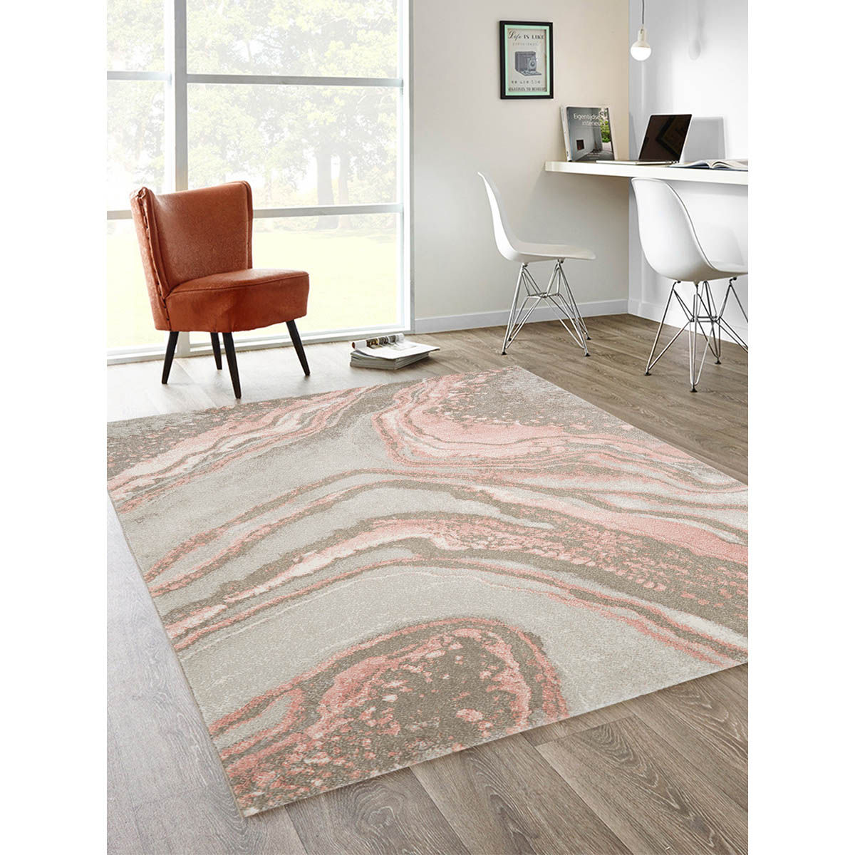 Ddecor Live Beautiful GreyPolypropyleneExtra LargeRugBloom Buy