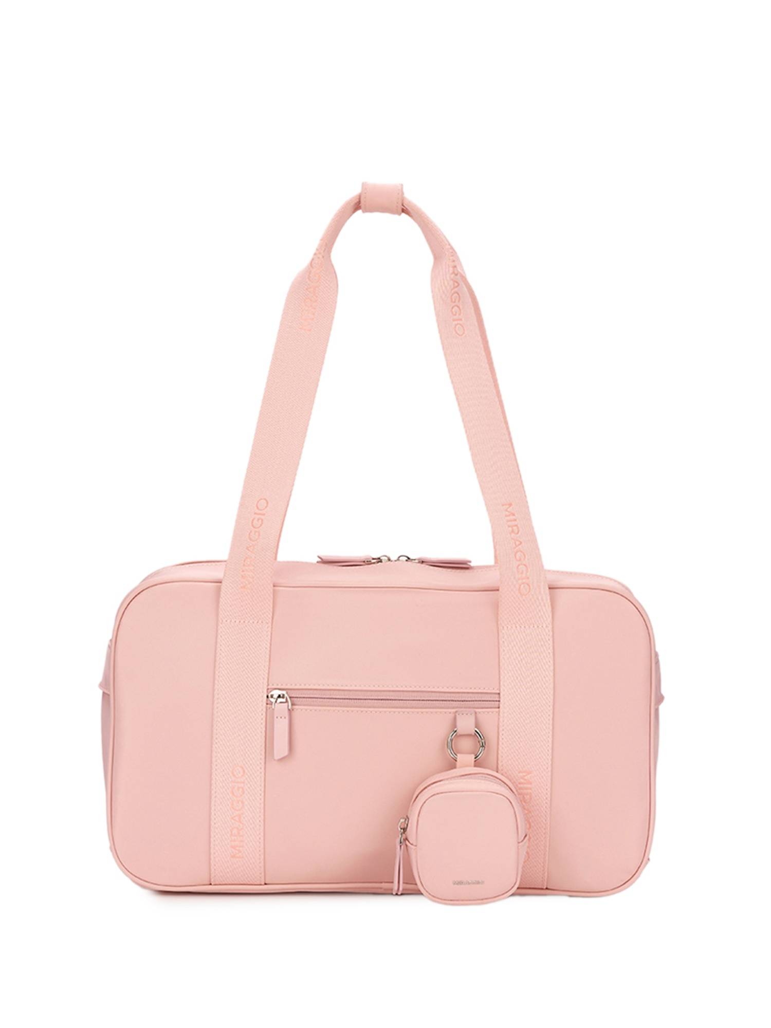 MIRAGGIO Women Pink Nylon Bag