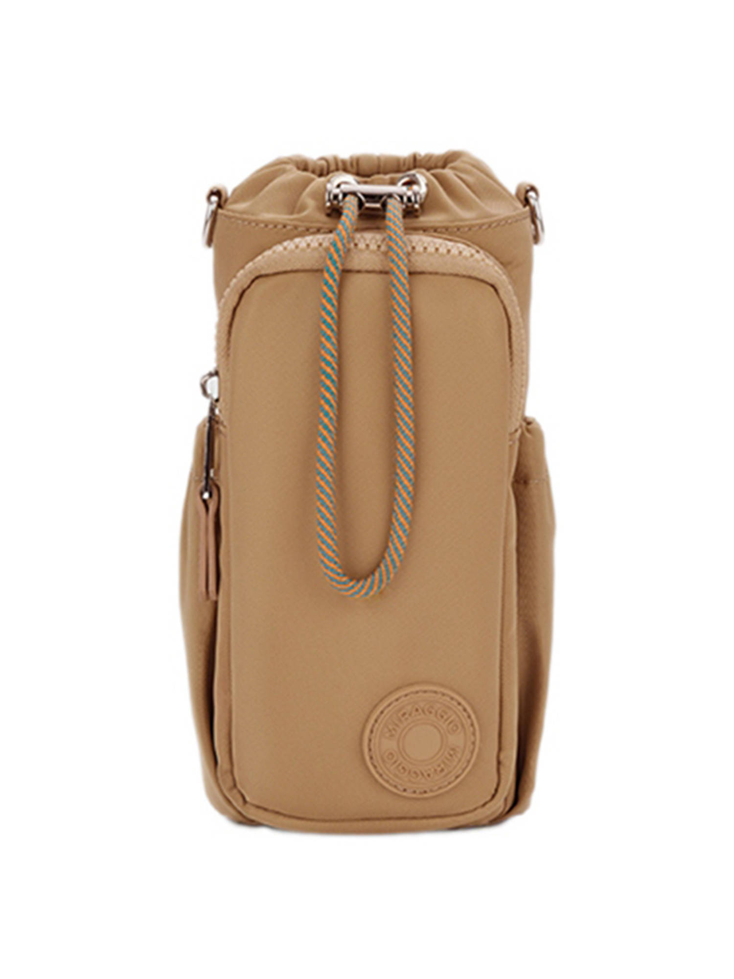 MIRAGGIO Women Beige Nylon Bag