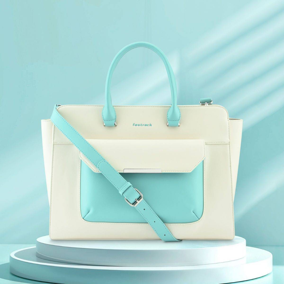 Fastrack Chic Carry-All Laptop Tote In White