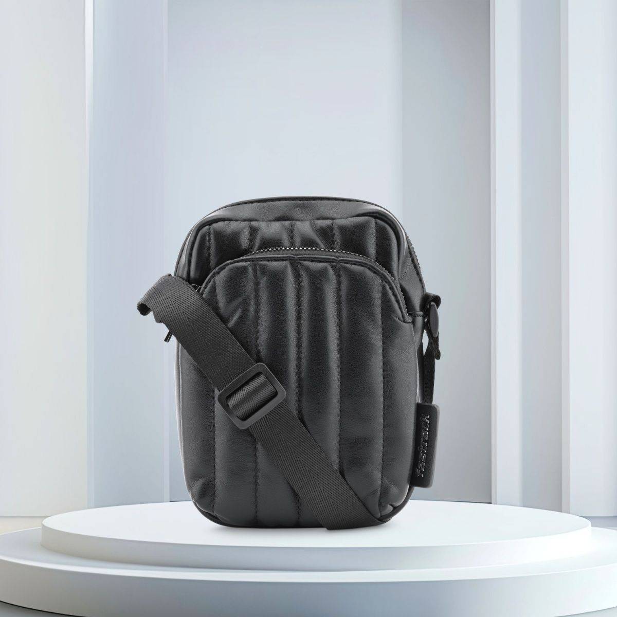 Fastrack Puffer Hustle Sling In Black