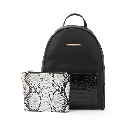 Aldo Berobregyn Black Backpack Aldo BEROBREGYN Women Black Backpacks : Amazon.in: Fashion main image 4