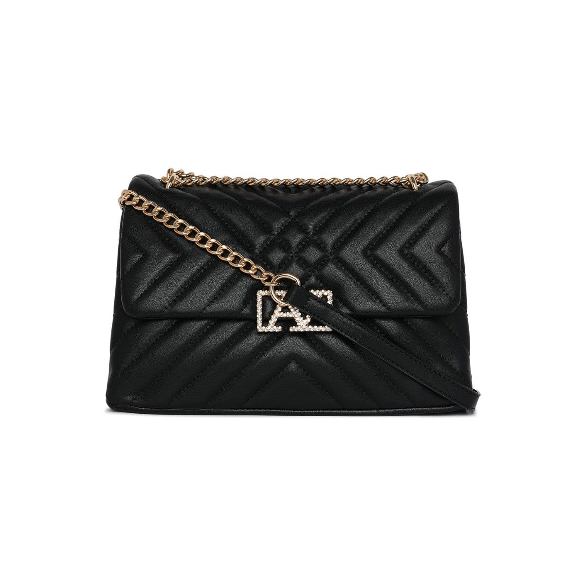 ALDO Lazurda embellished mini crossbody bag in black | ASOS