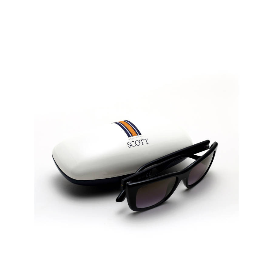 Scott Lens Frame Buy Scott Blue Lens Rectangular UV Protected Sunglass Full Rim Black ...
