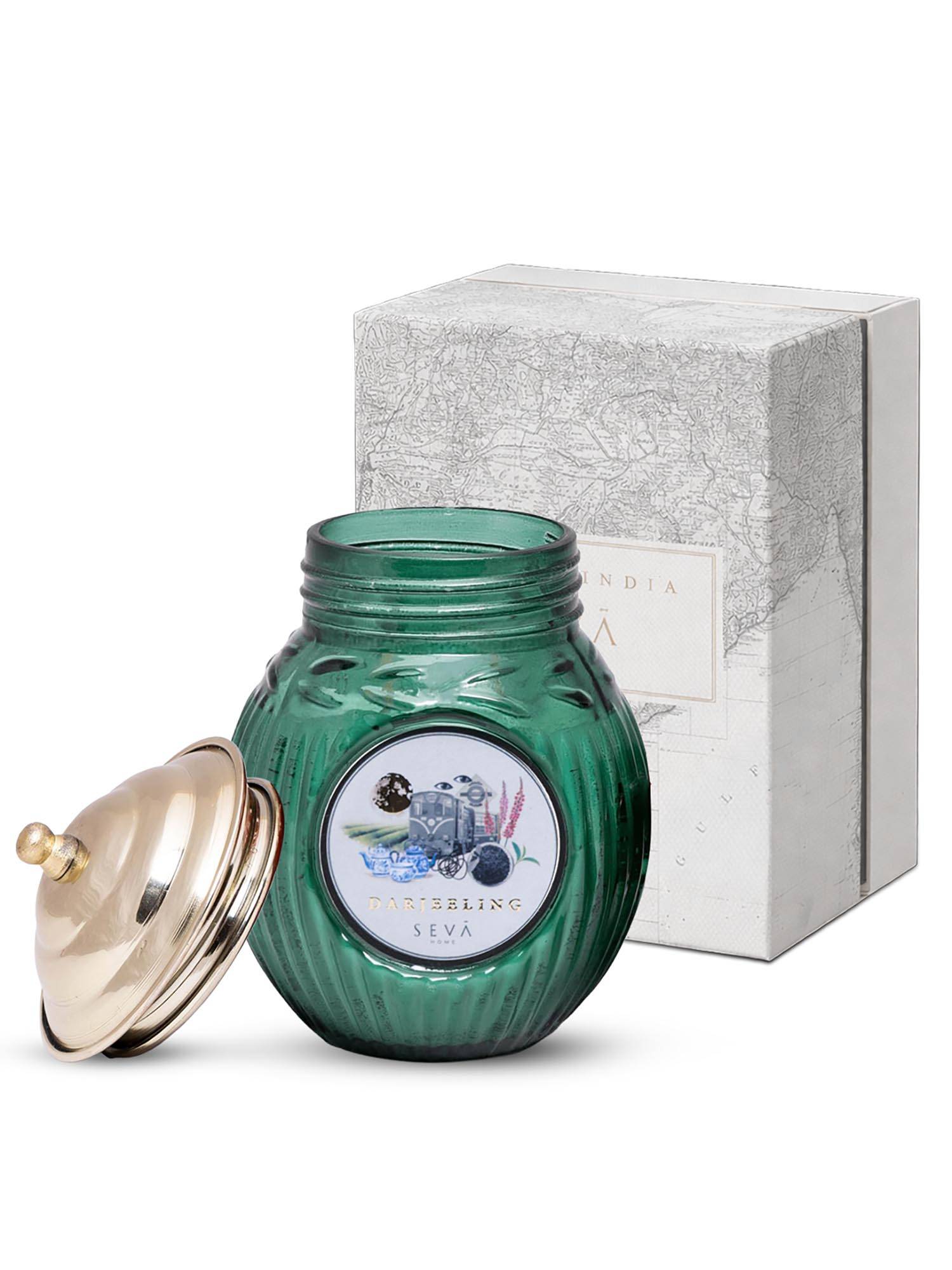 SEVA HOME Ode To India Darjeeling Dream Scented Candle Gift Box Premium Home Décor