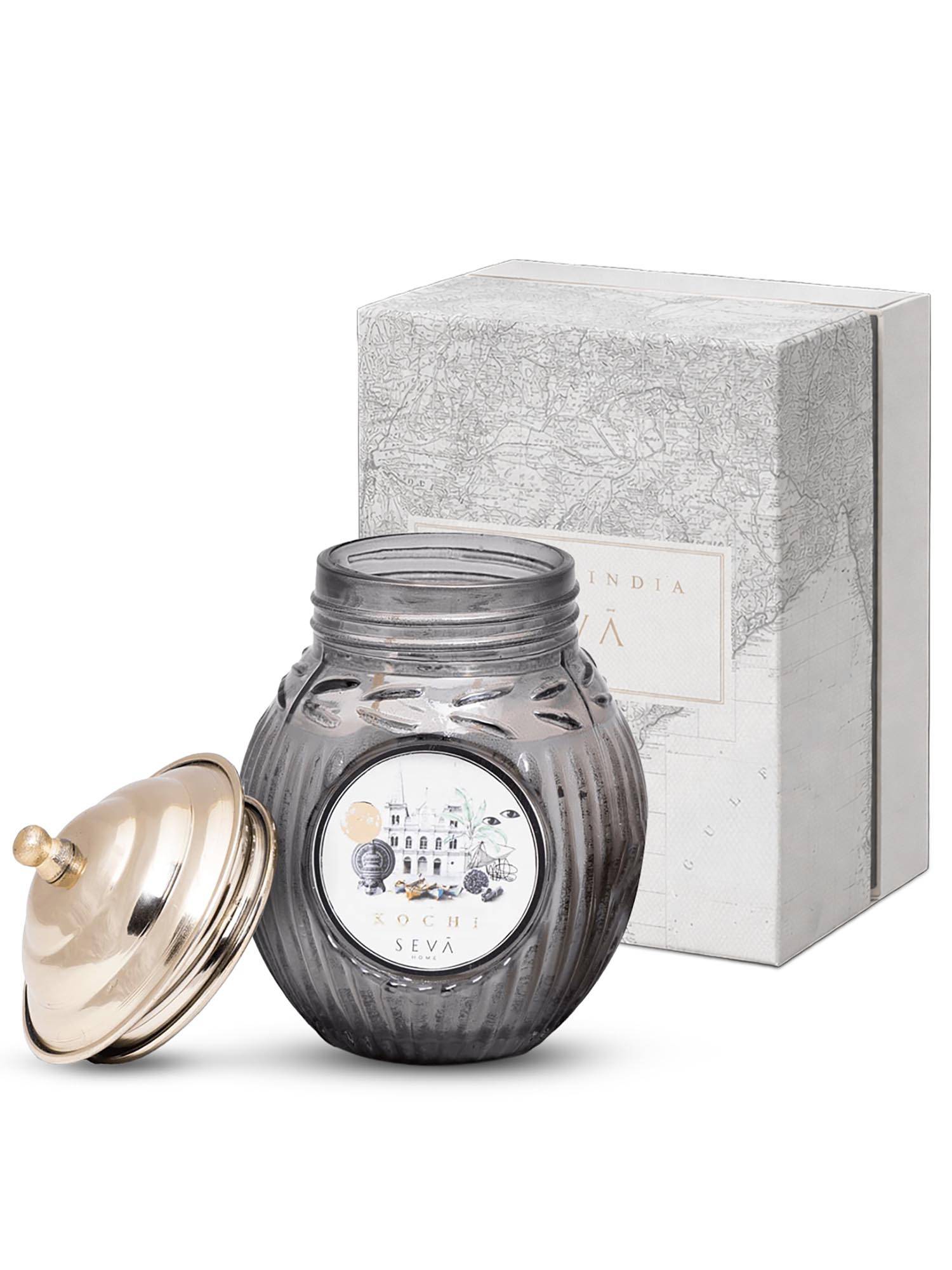 SEVA HOME Ode To India Kochi Spice Fusion Scented Candle Gift Box Premium Home Décor