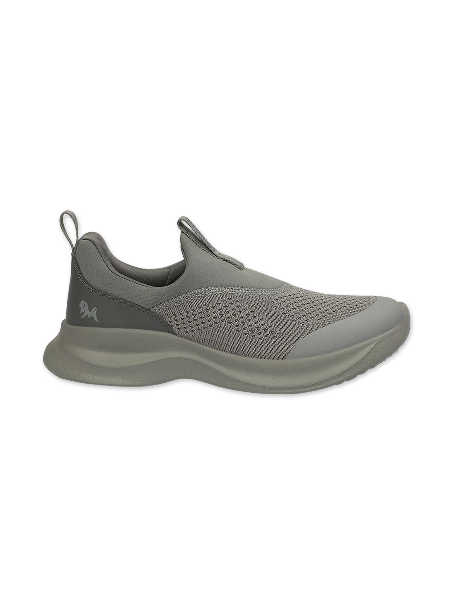 Buy Neeman's Mens Grey Mono Curve Slip Ons Walking Shoes Online
