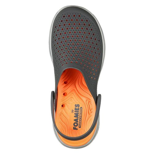 Buy SKECHERS GO WALK ASTONISHED Charcoal Sandal Online