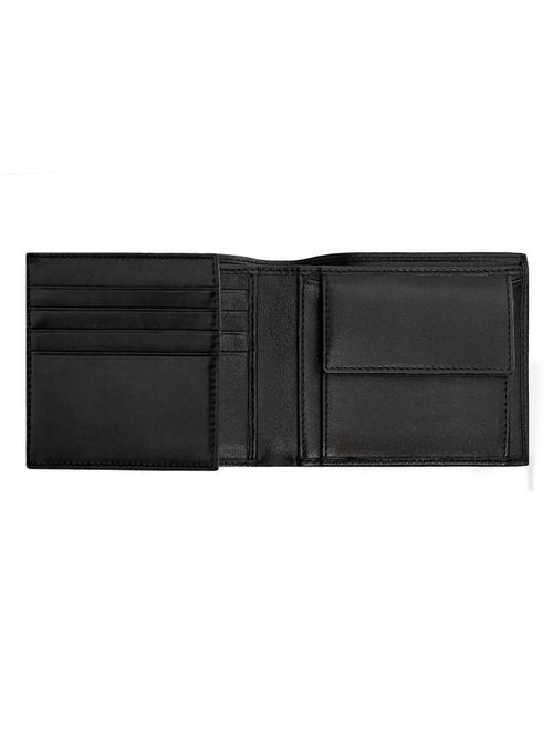 Portafoglio Uomo HUGO BOSS Iconic In Pelle Nera Con Protezione RFID - 9 Scomparti Carte