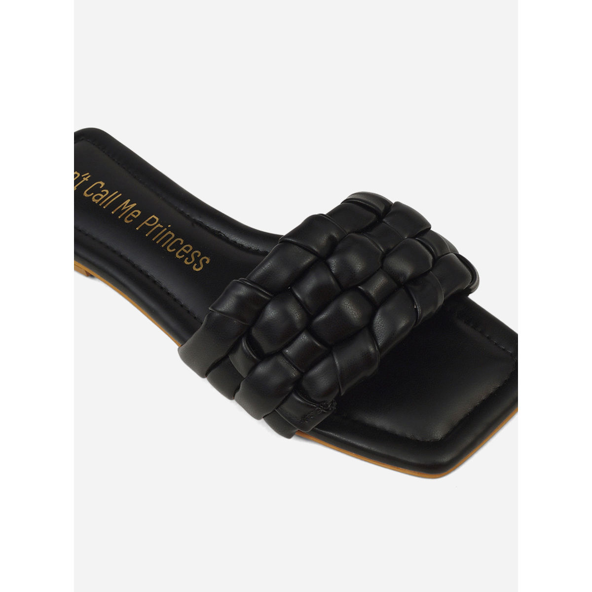 Don't Call Me Princess Pleated Black Basket Weave Flats Buy Don't Call