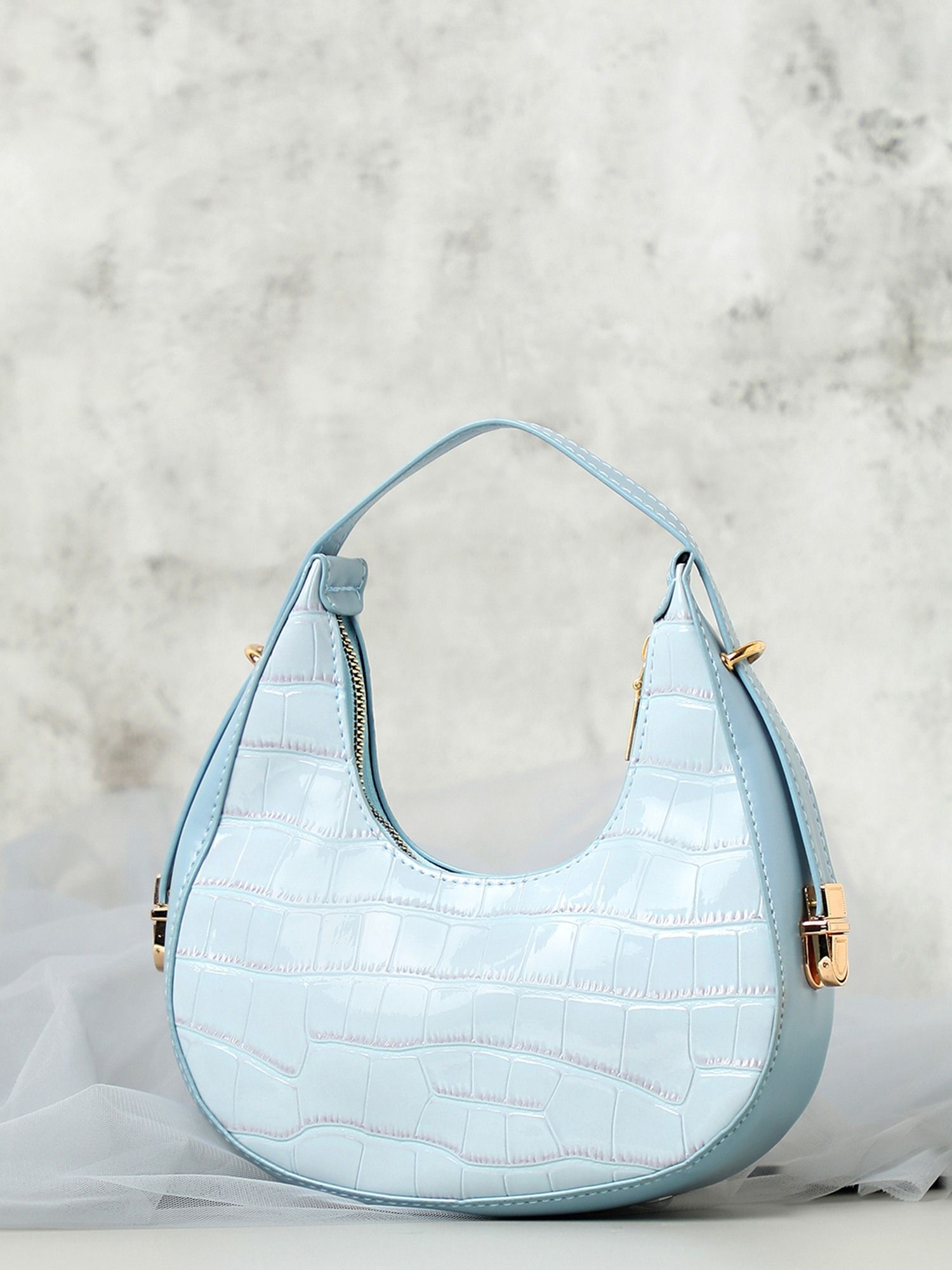 Maggie 14336 Madison Hobo Purse Handbag Blue-Gray | Purses and handbags,  Bags, Shoulder bag