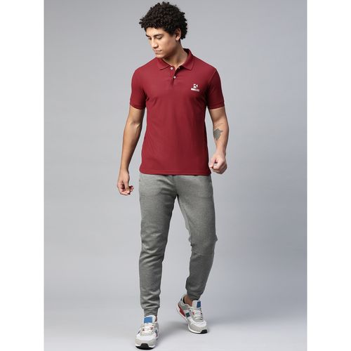 TOM BURG Men Red Polo T-Shirt