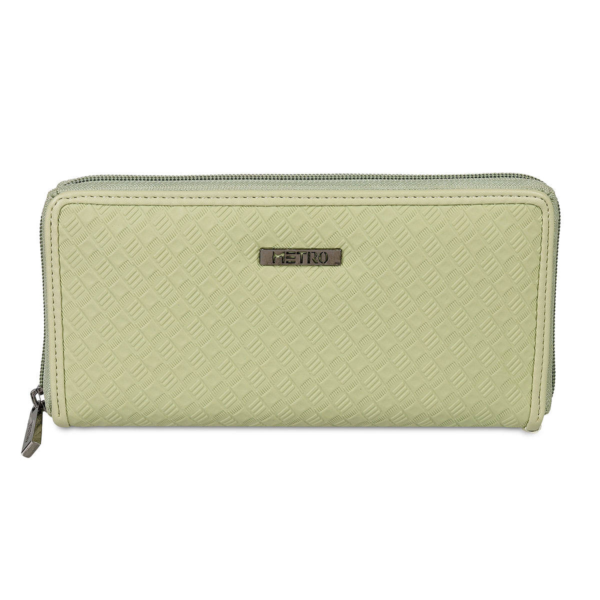 Metro Solid Green Casual Wallet