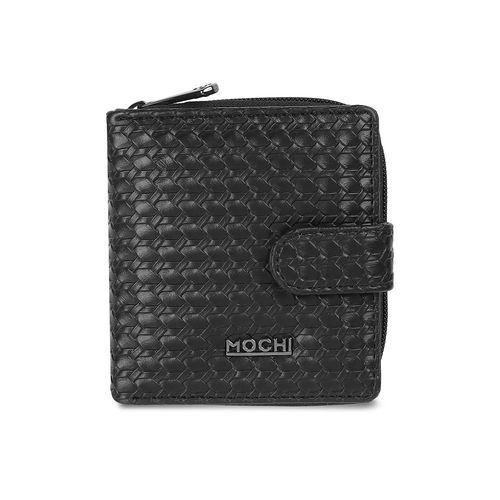 Mochi Solid Black Casual Wallet