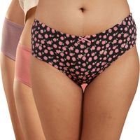 Buy NYKD by Nykaa Cotton Hipster with Anti Odor,Panties, NYP100, Assortment  10, S, 3N at