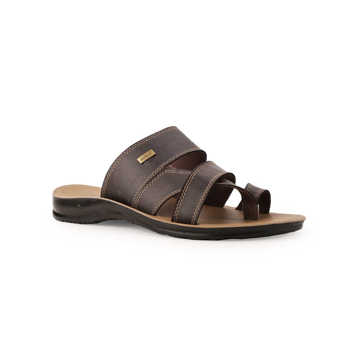 Bata mens Glance Sd Black Sandal - 7 UK (8616436) : Amazon.in: Fashion